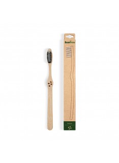 Escova de dentes de bambu de cerdas médias Bambaw